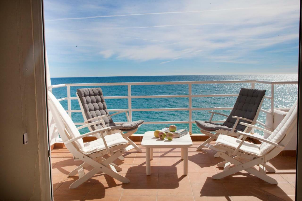 Ponent - Espectaculares Vistas Al Mar Apartman Sant Pol de Mar Kültér fotó